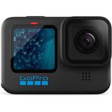 Gopro HERO11 Black - 5.3K60 Ultra Hd Video, 27MP Fotoğraf, 1/1.9" Görüntü Sensörü, Canlı Yayın, Web Kamerası, Stabilizasyon Özelliklerine Sahip Su Geçirmez Aksiyon Kamerası
