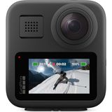 Gopro Max – 5,6K30 Hd Küresel Video, 16,6 Mp, 360 Fotoğraf, 1080P Canlı Akış Sabitleme Özelliğine Sahip, Su Geçirmez 360+ Geleneksel Aksiyon Kamerası