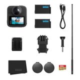 GoPro MAX2 + Aksesuar Paketi - 4ft (1,2 m) Uzatma Kutbu, 2 1960mAh Enduro Pil, 64 GB SanDisk microSD Kart içerir