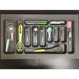 Gör Seç 85X49 cm Gri Renk Çekmece Içi Düzenleyici Kaşıklık Kepçelik Organizer Mutfak Raf