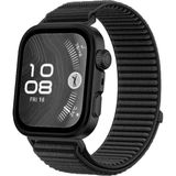 Gordonix Huawei Watch Fit 5 / 5 Pro / 4 / 4 Pro / 3 Uyumlu Premium Spor Loop Naylon Kordon – Nefes Alabilen Hafif Tasarım – Güçlü Cırtlı Konforlu Akıllı Saat Kayışı - Siyah