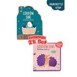Gördüm Seni Düşüncelerim-Davranışlarım (2'li Set) Keçeli Hareketli Sayfalı Eğitici Öykü-Masal Kitabı
