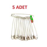 gördur (5 Adet) Büyük Boy No:4 Çengelli Iğne 5cm Boyunda 12 Adetli Çatal Iğne (5 Adet)