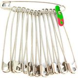Gördur No 6 Çengelli Iğne 6,5 cm 12 Adetli Çelik Çatal Iğne (1 Set) - Renkli