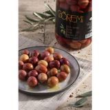 Görem Zeytin Gül Pembe Edremit Cins Çizik Zeytin 400 Gr.