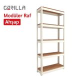 Gorilla Modüler Raf/Ahşap/Beyaz