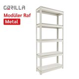 Gorilla Modüler Raf/Metal/Beyaz