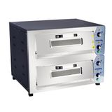 Görkem 6202 Çift Katlı Elektrikli 8 Adet Pizza Kapasiteli 90x81x80,5 cm Pizza Fırını