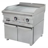 Görkem 717 Yarı Düz Yarı Oluklu Dolaplı 80x71x85 cm Elektrikli Izgara