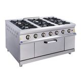 Görkem 806 Gaz Lpgli 150x100x85 cm 6 Gözlü Kuzine