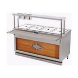 Görkem 908 Yemeklik 1/1 3 Doğalgazlı 115x65x85 cm Sıcak Self Servis Tezgahı