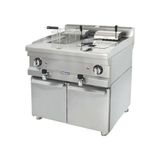 Görkem 9+9 lt 603 Dolaplı Elektrikli 60x61x85 cm Fritöz