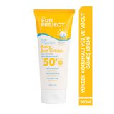 Görkito The Sun Project Yüksek Korumalı SPF50+ 200 ml Aile Boyu Yüz ve Vücut Güneş Kremi