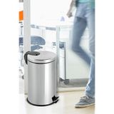 GörSeç 30 Litre Çöp Kovası Paslanmaz Pedallı Çöp Kutusu Ayaklı 30 Lt Ofis Lüks Mutfak Bahçe Kovası 45*33 cm