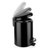 GörSeç SİYAH 12 Litre ELİT Pedallı Çöp Kovası LÜKS Mutfak Çöp KUTUSU ELİT EV OFİS BANYO MUTFAK 12 LT 35*25