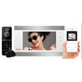 Görüntülü Kapı İnterkom Sistemi Eura Vdp-00C5 Beyaz, Wifi, Mobil Uygulama, Kamera 960P, Ahd, 7 İnç Renkli Monitör, İki Çıkış Desteği, K
