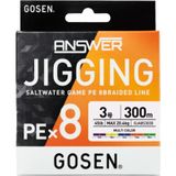 Gosen Jigging Answer 8b Multicolor 300m İp Misina 0,23mm 0,23mm