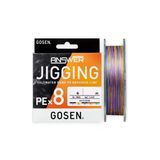 Gosen Jigging Answer Pe 8 300M Jig - Tai Rubber Örgü Misina 0.33 Mm / Pe # 4 / 25 Kg