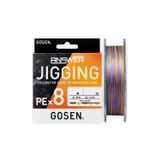 Gosen Jigging Answer PE 8 300m Jig - Tai Rubber Örgü Misina PE # 4 / 25 KG