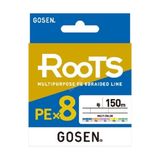 Gosen X8 Roots PE 8 Örgü Spin 150 mt 0.8 Pe Multi Color İp Misina