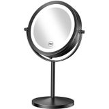 Gospire Işıklı Makyaj Aynası, 1X/10X Büyüteçli LED Makyaj Aynası, 7 inç Ayaklı Kozmetik Ayna Pille Çalışan Akülü Taşınabilir Tıraş Aynası Banyo Yatak Odası için