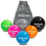 GoSports Beyzbol ve Softbol Antrenmanı için Plyometrik Ağırlıklı Toplar 6'lı Paket - Güç ve Mekaniği Geliştirmek için Değişken Ağırlıklı Toplar - Profesyonel veya Elite Seti Seçin