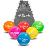 GoSports Plyometrik Ağırlıklı Beyzbol/Softball Antrenman Topları, 6'lı Paket, Değişken Ağırlık
