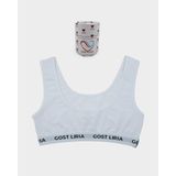 GOST LİRİA -Bare Spor Bralet Beyaz - L - XL