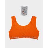 GOST LİRİA Gost Orange Kadın Spor Bralet Turuncu - S - M