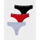 GOST LİRİA Pure Trio Kadın String Külot 3 Lü Paket - Çok Renkli - 2XL - 3XL