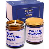 Got you a little something Anne için 2 Kokulu Mum - Oğul veya Kızından Havalı Anneler İçin Komik Doğum Günü Hediyesi Fikirleri | Yeni Bir Anne İçin Doğum Sonrası Kişisel Bakım Hediyesi Fikri | Çocuklardan Anne Hediyeleri