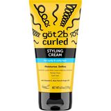 Got2b Kıvrılmış Şekillendirici Krem, 6 oz, tip 3-4, kıvırcık ve kıvırcık saçlar için, yoğun nem isteyen bukleler için iyi, kabarmayı yumuşatır, yumuşak his