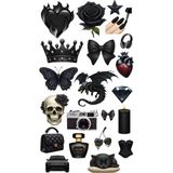 Gotik Sticker Telefon Laptop Notebook Tablet Defter Matara Stiker Etiket ST1579