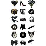 Gotik Sticker Telefon Laptop Notebook Tablet Defter Matara Stiker Etiket ST1618