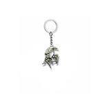 Gotik Stil Ay Ve İskelet Figürlü Unisex Metal Anahtarlık