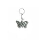 Gotik Tarz Kelebek Figürlü Unisex Anahtarlık | Siyah Detaylı Butterfly Tasarım | Metal Aksesuar