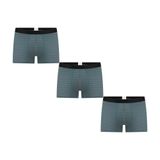 GOTS Sertifikalı Organik Pamuk Erkek Trunk Boxer İç Çamaşırı (3, Köknar Tabasko, M)