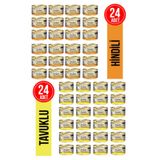 Gourmet 24x85 gr Gold Hindili Kedi Maması + 24x85 gr Tavuklu Kedi Konservesi