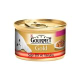 Gourmet 85 g Gold Sığır Etli Tavuklu Kedi Konservesi