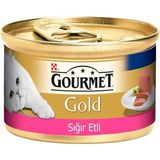 Gourmet 85 gr 6 Adet Gold Kıyılmış Sığır Etli Kedi Konservesi