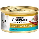 Gourmet 85 gr Purina Gold Ton Balıklı Yetişkin Kedi Konservesi