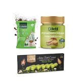 Gourmet Çelebi 3'lü Avantaj Seti - Menengiç Kahvesi 100 Gr - Antep Fıstık Kreması 200 Gr - Sargılı Antep Fıstık Ezmesi 200 Gr