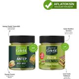 Gourmet Çelebi Antep Fıstık Ezmesi 200 Gr + Antep Fıstık Kreması 200 Gr (2'li Avantaj Paketi)