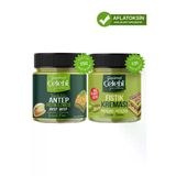 Gourmet Çelebi Antep Fıstık Ezmesi & Antep Fıstık Kreması –2'Li Avantaj Paketi (200 Gr X 2)