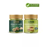 Gourmet Çelebi Antep Fıstık Ezmesi & Antep Fıstık Kreması –2'Li Avantaj Paketi (200 Gr X 2)