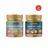 Gourmet Çelebi Antep Fıstık Ezmesi, Şekersiz, 200 Gr x 2'li Set | Şeker İlavesiz Antep Fıstık Ezmesi 200 Gr 2'li Set