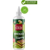 Gourmet Çelebi Antep Fıstık Kreması Topping 250 Gr - %30 Gerçek Antep Fıstıklı Waffle & Krep & Pankek Tatlı Sosu