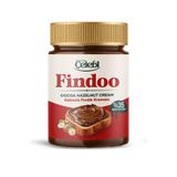 Gourmet Çelebi Findoo Kakaolu Fındık Kreması, Katkısız, Kakao ve Gerçek Giresun Fındığı, 320 gr