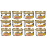 Gourmet Gold 12x85 gr Parça Etli Somonlu ve Tavuklu Kedi Konservesi