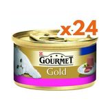 Gourmet Gold 24x85 gr Sığır Etli Konserve Kedi Maması